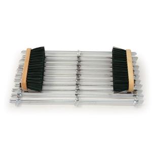 SiteForce® Metal Boot Scraper Mat with Side Brushes